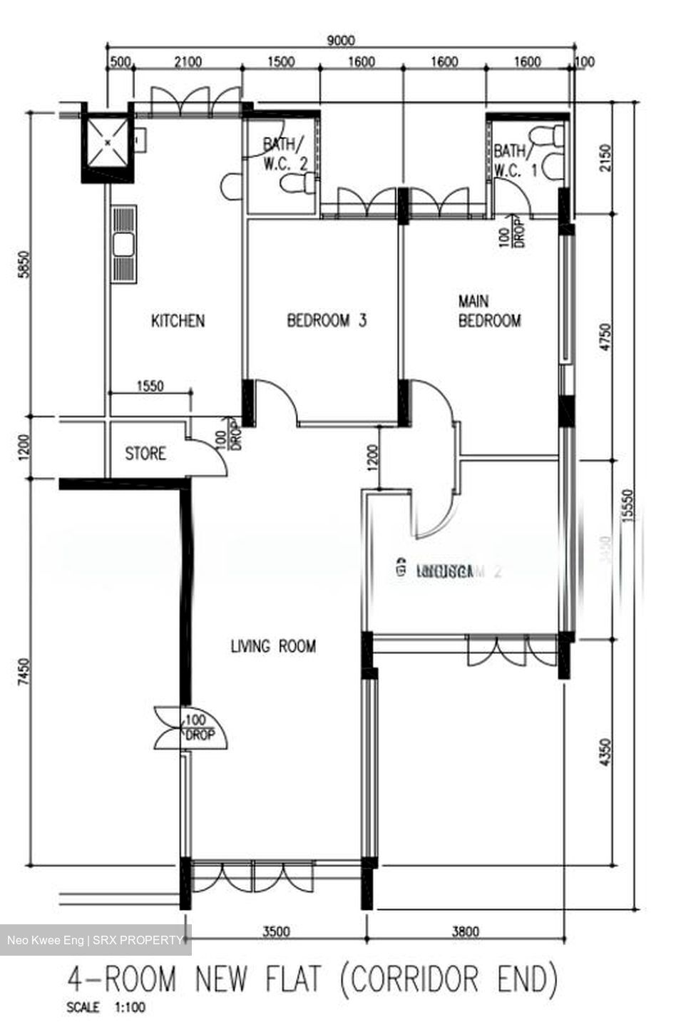 Blk 352 Hougang Avenue 7 (Hougang), HDB 4 Rooms #573737751